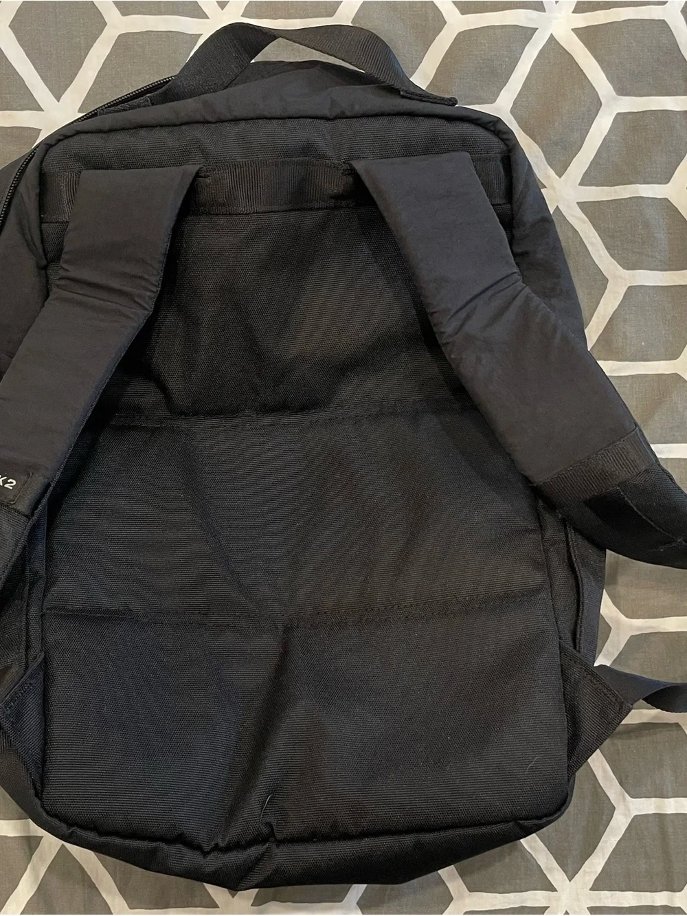 Timbuk2 Black Backpack with Vertical Zip and Logo